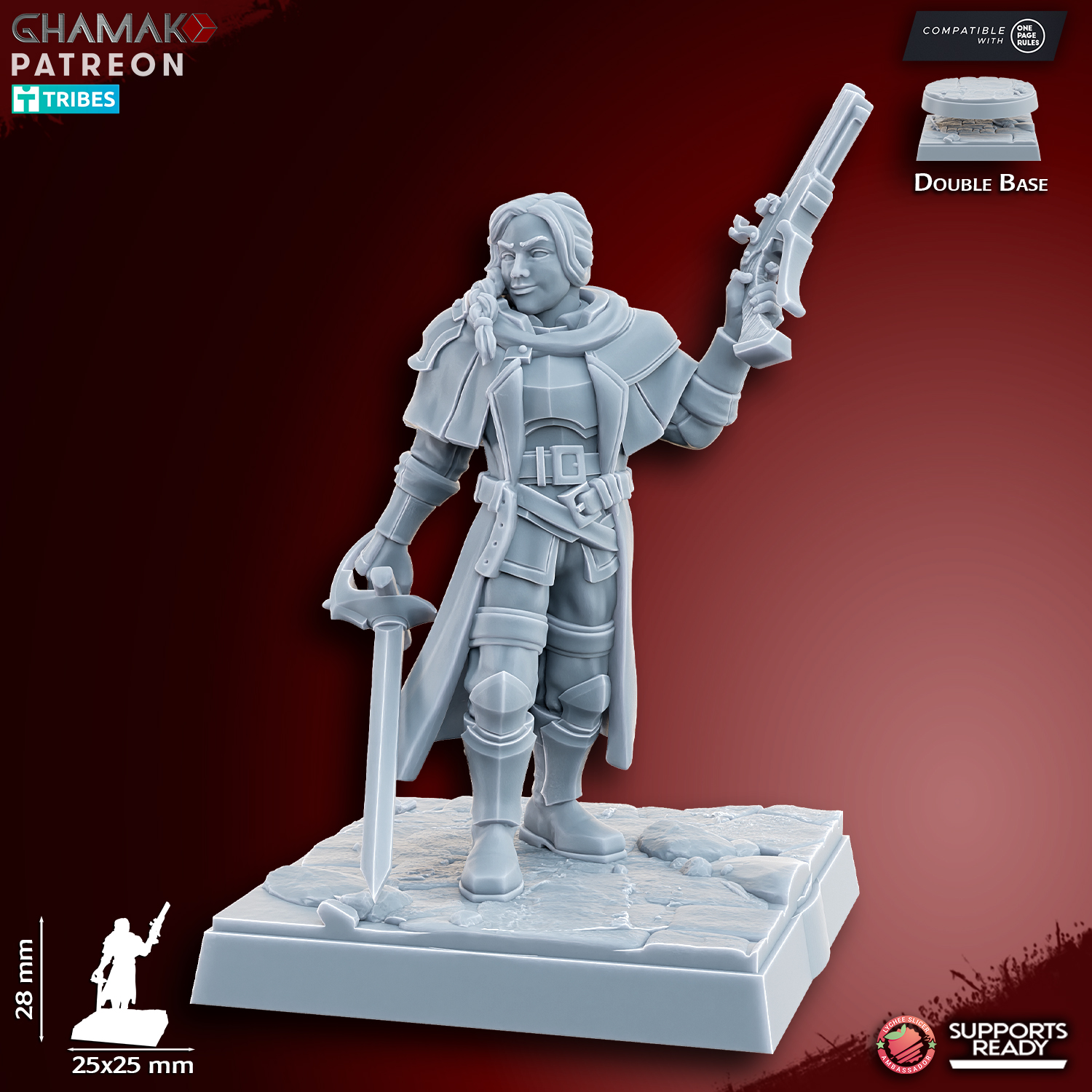 Female Witch hunter hero 1